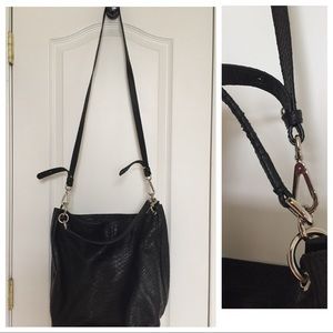 Furla Black Italian Leather Purse